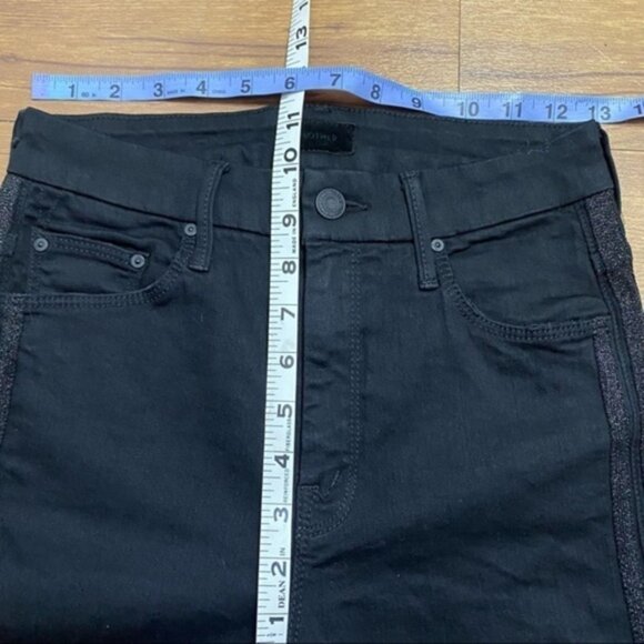 MOTHER High Waisted Looker Ankle Guilty Party Racer Women Size 25 - Picture 5 of 10